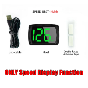 C500 Head Up Display OBD2 HUD Display Digital GPS Speedometer RPM Temp Voltage Fuel Speed Alarm Electronic Part Y03 Speedometer