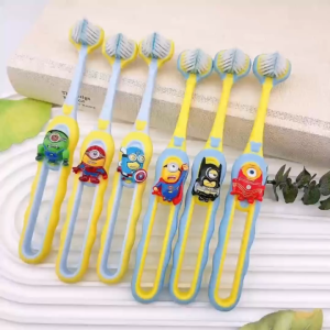 Children Toothbrush 6 to 12 Years Old Soft Bristles 1 to 6 Years Old Minions Cute Cartoon Small Head Toothbrush Soft Bristles Premium