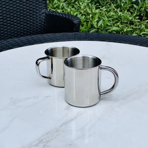 แก้วน้ำสแตนเลสระดับอาหารสำหรับเด็ก แก้วน้ำแบบมีชั้น 2 ชั้น พร้อมการปักลาย แก้วน้ำแบบมีด้ามจับสำหรับเด็ก