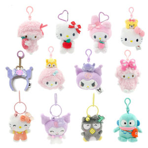 Sanrio | Bộ Đồ Chơi Búp Bê Nhồi Bông Chính Hãng Sanrio - Hangyodon Kuromi Pachacco Piano Kitty Mô Hình Nhồi Bông Mềm Mại Dành Cho Bé Trai Và Bé Gái Quà Tặng Sinh Nhật
