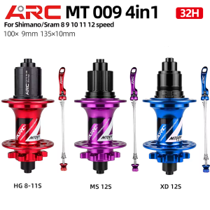 ARC MT009 Bicycle Hub 8/9/10/11/12 Speed 6 Pawl Disc Brake Hubs 32 Holes Mountain MTB Bike for Shimano HG MS Sram XD 5 Colors