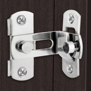 90 Derajat Kunci Pintu Rumah Kunci Pintu 1set Alat Keamanan Gesper Kunci Pintu Sliding Geser