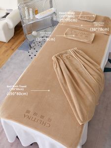PINGRANXINDONG | Absorbent Thick Towel for Salon and Hairdresser Spa Bed Bath Skirt Custom Logo Year-Round