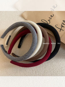 Pure Color Retro Simple Fabric Hairband for Women Imported from Korea and Japan High Top Hairpin Versatile Daily Use