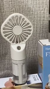 Fan Atomization Cooling Mini Handheld Fan Usb Charging Humidification Small Fan 4 Wind Speed Strong Fan