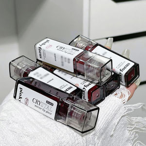 Water Gloss Permukaan Cermin Lip Glaze Lipstik Warna Nude Pelajar Niche Whitening Lip Glaze COD -🌈Ninestar