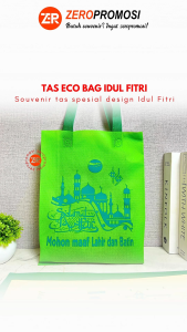 Tas Lebaran Idul Fitri - Eid Mubarak - Tas Kain Model Eco Bag