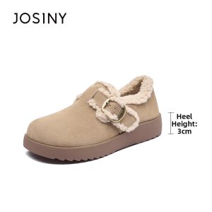 Josiny | Thick Sole Fur Snow Boots