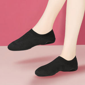 Dancing Shoes Black Female Soft Bottom for Teachers Practice Shoes Cats Paw Yoga Cheerleading Kids Adult Jazz Shoes