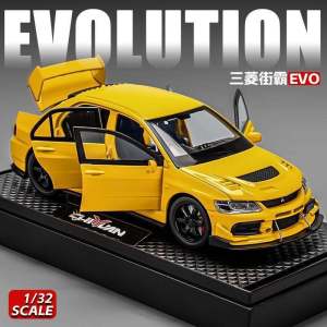 Mitsubishi EVO9 Generation Alloy Car Simulation JDM Childrens Racing Toy Car Model Boys Display Piece Gift Metal Toy