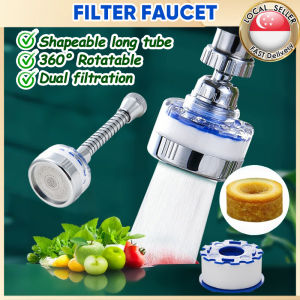[SG] 360° Filter Faucet ✔️High Pressure aerator ✔️Anti-Splash✔️Water Saving✔️  Sink Faucet Filter  Bathroom Taps