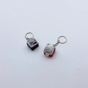 XDR | Novelty Electric Shock Prank Keyboard Button Keychain Mini Click Fidget Toy Funny Trick Pendant Backpack Charm Party Favor Gifts
