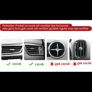 Holder Botol Minum Mobil Multifungsi di Laci AC - Warna hitam