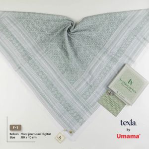 [ Nitaranz ] Umama Texlascarves Box Voal Digital Square Print Motif Premium Free Signature Brooch Terbaru [ PART 2 ]