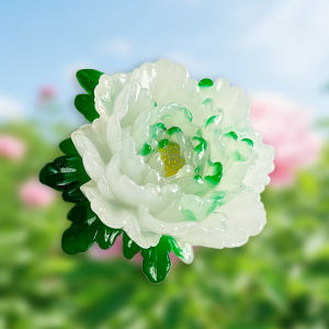 Magnetic Sticker Travel Souvenir 3D Peony Flower Creative Cultural Tourism Gift Refrigerator Magnet Decorations Home Accents