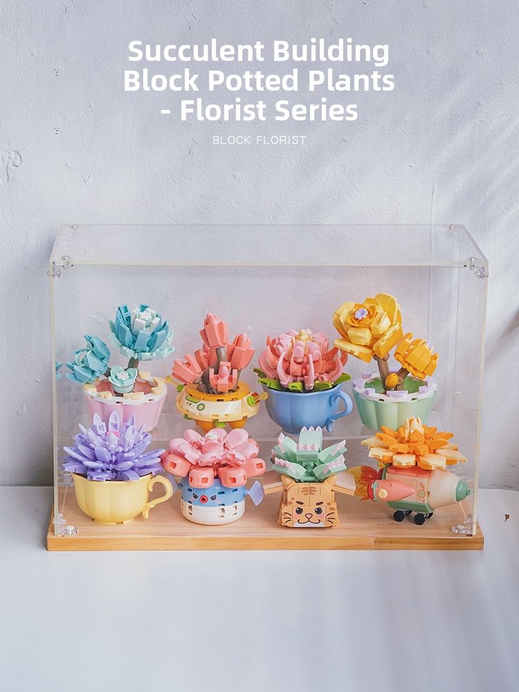 SENBAOJIMU Blocos de Montar Buquê de Suculentas e Flores, Mini Brinquedo Educativo de Montagem DIY para Mesa, Presente de Aniversário Perfeito para Meninas
_voghion.com