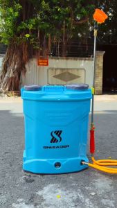 Bình phun thuốc trừ sâu bằng điện SINLEADER 1 Bơm và 2 Bơm. Acquy 12V - 8AH-12AH. Bơm cực mạnh. Bảo hành 1 Năm