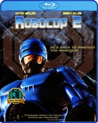 บลูเรย์ เสียงไทยในแผ่น หนัง RoboCop 2 (1990) โรโบคอป 2 Movie แผ่น Blu-ray