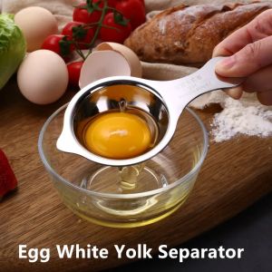 W18 Stainless Steel Egg White Yolk Separator Tool Baking Accessories Kitchen Tool Egg Divider Baking Cooking Hand Egg Gadget