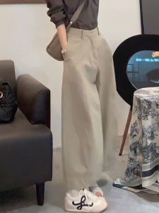 Quần Ống Rộng Thời Trang Mùa Thu 2025 Dành Cho Nữ Quần Ống Rộng Đa Năng Quần Ống Đứng Cạp Cao Quần Ống Thẳng Quần Thường Ngày