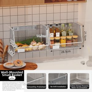 No-Drill Wall Hanging Storage Rack