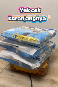 {MURAH BELI 12 BONUS 3} Paket 3-Renceng Happily Popok Celana Dewasa/ Pants Adult M1/L1/XL1/babycool