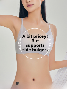 miiow | Cat Woman Thin Strap Underwear Women Summer Thin Breathable Small Chest Gathered 2025 New Backless Seamless Integrated Bra