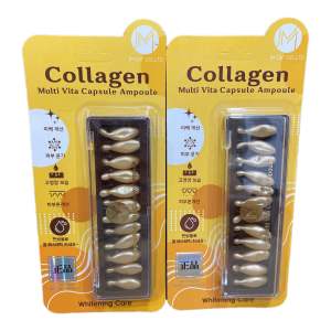 Serum collagen tươi JM Multi Vita Capsule Ampoule vỉ 12 viên