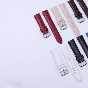 Genuine Leather Watchbands 12/14/16/18/20/22/24 mm Watch Band Strap Steel Pin buckle High Quality Wrist Belt Bracelet Correa