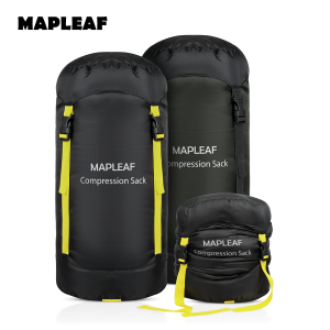 MAPLEAF Compression Sleeping Bag  Ultralight Waterproof Outdoor Camping Compression Stuff Sack Backpacking Hiking Storage Bag