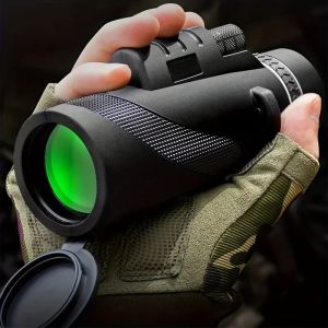 80x100 HD ZOOM Powerful Monocular Telescope Portable Binoculars Long Range Telescope Hunting Camping With Tripod Phone Clip