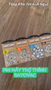 Pin Máy Trợ Thính Rayovac PR48(13) / PR41(312) / PR70(10) / PR44(675) 145V Vỉ 6 Viên