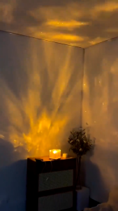 โคมไฟคริสตัล LED แสงระลอกน้ำ ลายคลื่นน้ํา สําหรับตกแต่งบ้าน 16 สี โคมไฟรูปน้ํา ของขวัญวันเกิด ไฟตกแต่งห้องนอน (ส่งจากไทย)