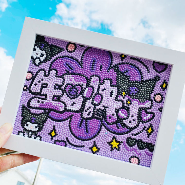 diy Happy Birthday Diamond Painting art kit with frame Fun creative