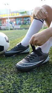 24 ชั่วโมง พร้อมส่งจากไทย【รองเท้าสตั๊ด รองเท้าฟุตซอล 28-38】 ผู้ใหญ่/เด็ก AG Soccer Shoes