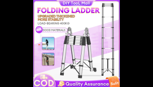 DIY ladder heavy duty aluminium ladder foldable ladder folding telescopic ladder aluminum ladder adjustable household ladder alloy portable ladder thickened multifunctional ladder multi anti-slip anti-corrosion cheap foldable ladder