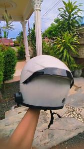 Helm Bogo Spoiler Kairoz List Chrome Kairos Kaca Flat Datar - Bogo Terbaru - Bogo Paket Ganteng Spoiler