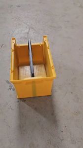 STORAGE BOX STACKABLE PART AND INDUSTRIAL SUITABLE ONLY