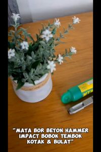 PANJANG 350 MM Mata Bor Beton Hammer Impact SDS Plus Bulat Bobok Tembok 16 mm 18 mm 20 mm