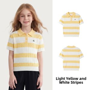 navigare kids | Girls Knit Top Summer Short Sleeve