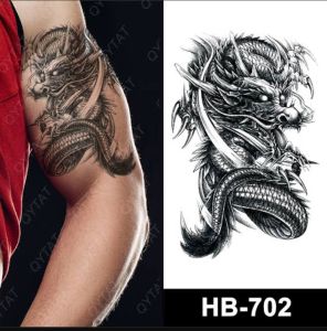 COD  Bayar Di Tempat Tato Temporer Tatto Tattoo Temporary Tahan Air Anti Air TATO MOTIF KARTU AS BINATANG WANITA SERIGALA HARIMAU Arm Temporary Tatoo sticker