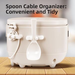 Kitchen Cable Organizer Silicone Power Cord Wrangler Cord Clasp Cable Holder Home Appliance Cord Management Tool