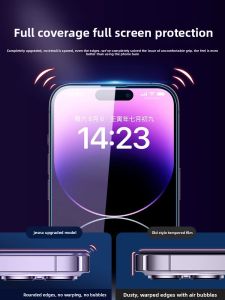 CHECKON | Anti-Blue Light Privacy Protection Screen Protector for iPhone 16 Pro Max iPhone 15 Pro iPhone 14 iPhone 13 Max iPhone 12 Plus iPhone 16e iPhone X iPhone SE 3 iPhone XR