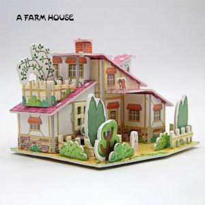 DREAMToy Teka-teki 3D Mainan Edukasi Anak-Anak Perakitan Manual DIY