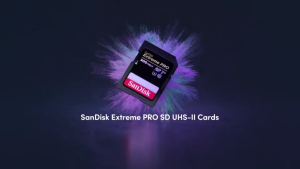SanDisk Extreme PRO SD 256 GB UHS-II V90 (SDSDXDM-256G-GN4IN) อ่าน 300Mb/s เขียน 300Mb/s  V90 8K 4K UHD