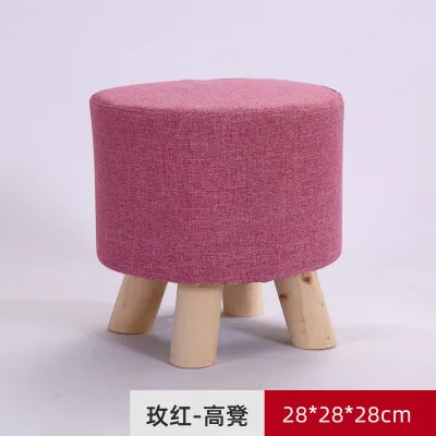 Ruoshi | Home Use Multi-Scene Stylish Wooden Round Stool