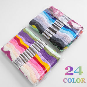 447 Color Cross Stitch Thread 6 Strands 8 Meters Hand-Woven DIY Color Embroidery Thread Embroidery Thread