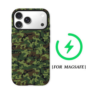 Classic Green Camo For Magnetic Phone Case for IPhone 17 16 15 14 13 Pro Max Plus Single Double-layer tough Case