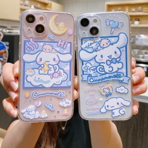 Ốp Lưng iPhone Silicon Chống Rơi Hình Chú Chó Gummy Cartoon Trong Suốt Dễ Thương Dành Cho Apple 13 pro Max 14 SE 3 15 pro 16