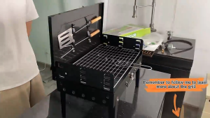 COD TaffHOME Alat Panggang Arang BBQ Outdoor Grill Stove Foldable Outdoor Grill Stove Foldable kualitas terbaik harga promo Anti Karat